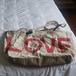 One of a Kind, Handmade LOVE Bag